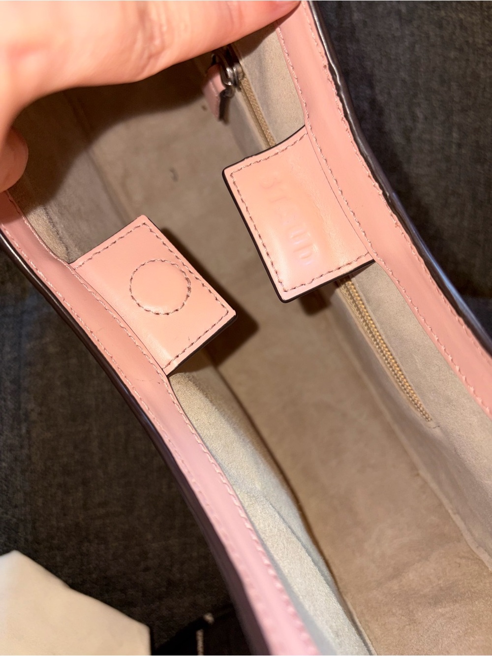 Staud Large Moon bag in Baby Pink (Discontinued) - Picture 5 of 7